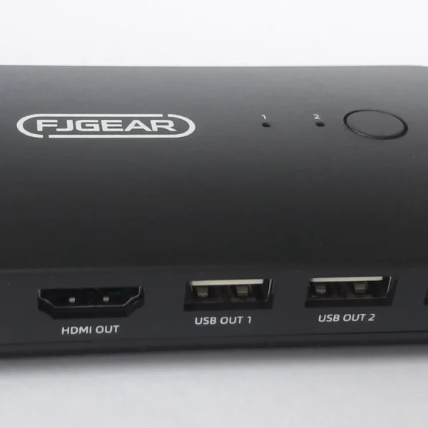 KVM HDMI 2 PORT USB 4K برند FJGEAR