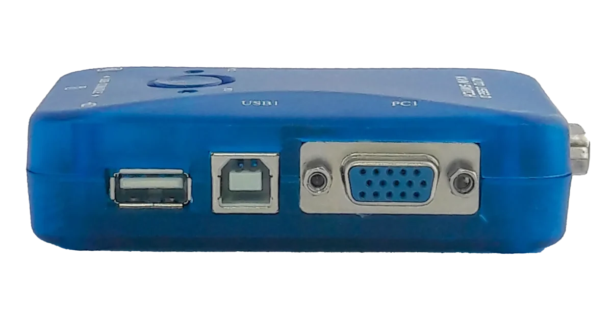KVM VGA 2 Port USB Automatic FJGEAR - تصویر 4