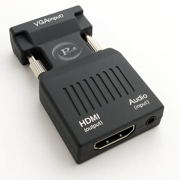 تبدیل VGA به HDMI با ورودی صدا Polaris