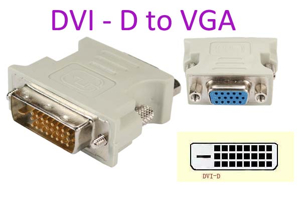 تبدیل DVI-D به VGA (24+1)