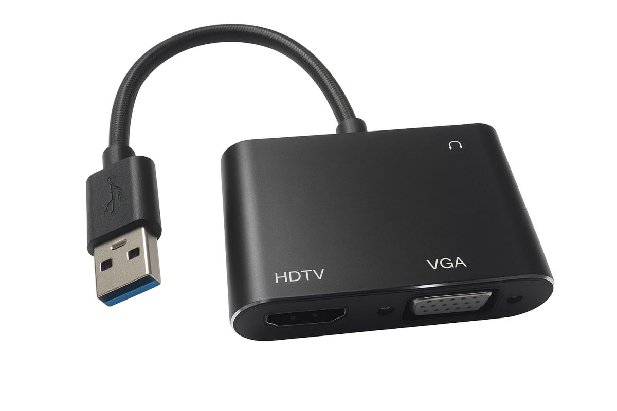  USB 3.0 TO HDMI & VGA ھمراه صدا - تصویر 1