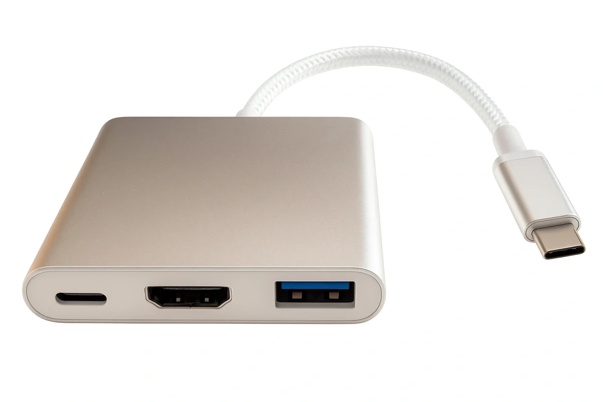 USB-C (Type-C) TO HDMI-USB3.0 - 4k - 3 in 1 Adapter - تصویر 1