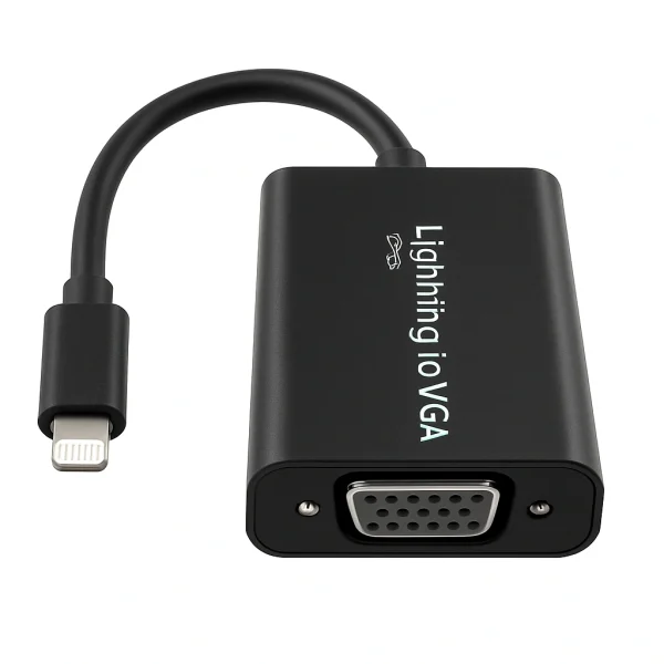 Lightning to VGA Resolution 2K MHL VGA Iphone