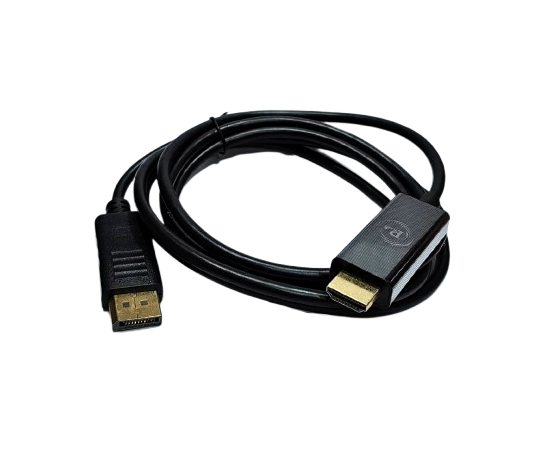 تبدیل دیسپلی پورت به HDMI نری با کابل 1/7 متری پلاریس